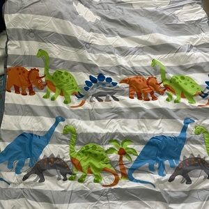 Dinosaurs Theme Twin Comforter & Sham